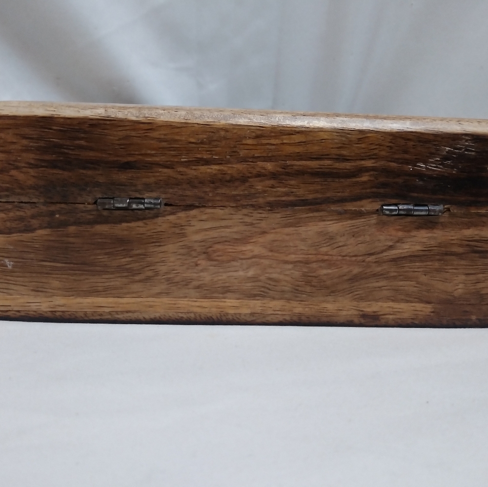 Wooden Keepsake Magic Storage Witchy Jewlery Spell Box Raven Pentagram Crow Vine - Picture 11 of 14
